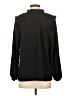 Knox Rose 100% Recycled Polyester Black Long Sleeve Blouse Size S - photo 2