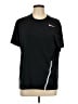 Nike 100% Polyester Black Active T-Shirt Size L - photo 1