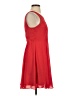 Express 100% Polyester Solid Red Casual Dress Size 4 - photo 4