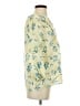 J.Jill Floral Yellow 3/4 Sleeve Blouse Size S - photo 4