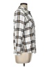 Maurices 100% Rayon Plaid Ivory 3/4 Sleeve Button-Down Shirt Size L - photo 4
