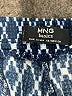 MNG Basics 100% Viscose Print Blue Casual Pants Size XS - photo 7