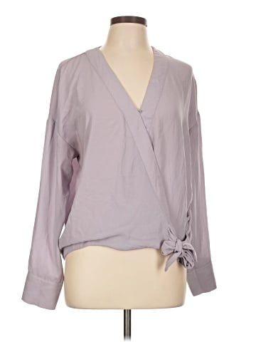 &.Layered Long Sleeve Blouse (view 1)