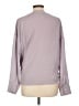 &.Layered 100% Polyester Gray Long Sleeve Blouse Size L - photo 2