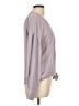 &.Layered 100% Polyester Gray Long Sleeve Blouse Size L - photo 4