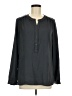 Ann Taylor LOFT 100% Polyester Black Long Sleeve Blouse Size M - photo 1