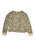 Old Navy Animal Print Gold Pullover Sweater Size 14 - 16 - photo 2