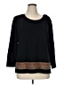 Rabbit Rabbit Rabbit Designs Black Long Sleeve Top Size 14 - photo 1