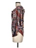 Veronica M. Paisley Purple Blue 3/4 Sleeve Blouse Size M - photo 5