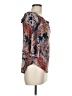 Veronica M. Paisley Purple Blue 3/4 Sleeve Blouse Size M - photo 4