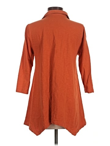 Soft Surroundings 3/4 Sleeve Button-Down Shirt (view 2)