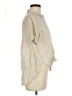 Theory Ivory Short Sleeve Blouse Size M - photo 4