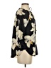 KLD Signature 100% Polyester Floral Black 3/4 Sleeve Blouse Size S - photo 4