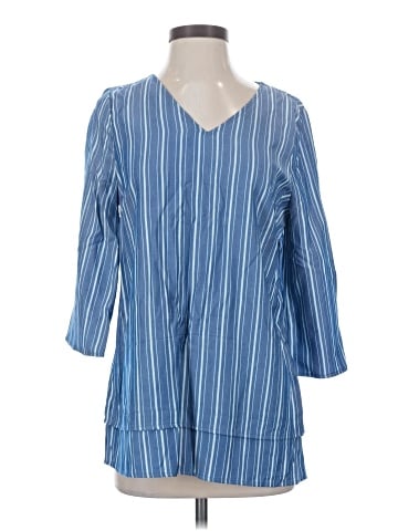 Nina Leonard 3/4 Sleeve Blouse (view 1)