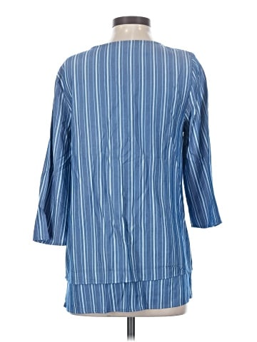 Nina Leonard 3/4 Sleeve Blouse (view 2)
