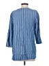 Nina Leonard Blue 3/4 Sleeve Blouse Size S - photo 2