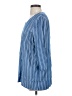 Nina Leonard Blue 3/4 Sleeve Blouse Size S - photo 5