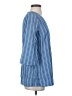 Nina Leonard Blue 3/4 Sleeve Blouse Size S - photo 4