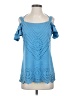Alberto Makali Blue Short Sleeve Top Size S - photo 1