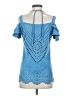Alberto Makali Blue Short Sleeve Top Size S - photo 2