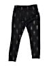 Athletic Works Graphic Black Track Pants Size 6 - photo 2