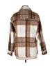 Avec Les Filles Plaid Brown Coat Size M - photo 2