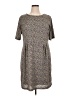Christopher & Banks 100% Polyester Tweed Gray Casual Dress Size XL - photo 1