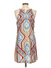 A'gaci 100% Polyester Print Blue Casual Dress Size S - photo 2