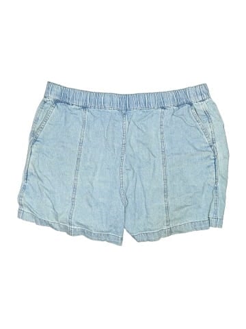 Madewell Denim Easy Pull-On Shorts in Rathmore Wash (view 1)