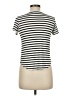 Green Envelope Stripes Ivory Short Sleeve T-Shirt Size M - photo 2