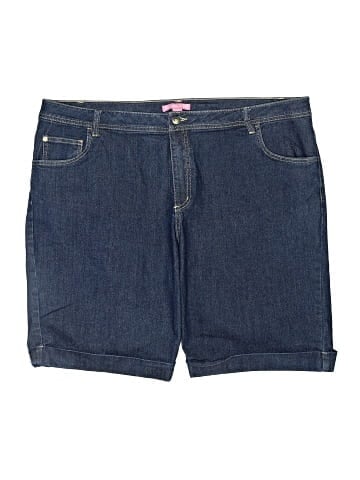 Woman Within Denim Shorts (view 1)