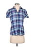 Woolrich Plaid Blue Short Sleeve Button-Down Shirt Size XS - photo 1