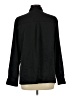 Express Solid Black Long Sleeve Blouse Size L - photo 2