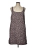 H&M Print Gray Casual Dress Size L - photo 1
