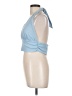 Nectar Clothing Blue Sleeveless Blouse Size L - photo 5