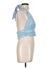 Nectar Clothing Blue Sleeveless Blouse Size L - photo 4
