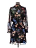 Parker 100% Polyester Floral Black Casual Dress Size M - photo 2