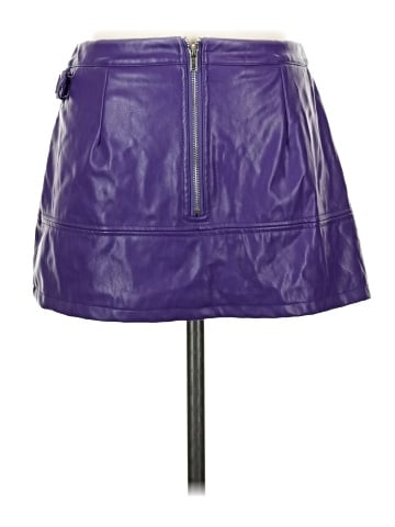 Fashion Nova Faux Leather Skirt (view 2)