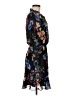 Parker 100% Polyester Floral Black Casual Dress Size M - photo 4
