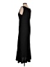 Ann Taylor LOFT 100% Polyester Solid Black Casual Dress Size 12 - photo 5