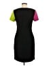 Metrostyle 100% Polyester Color Block Green Casual Dress Size 6 - photo 2