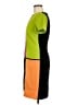 Metrostyle 100% Polyester Color Block Green Casual Dress Size 6 - photo 5