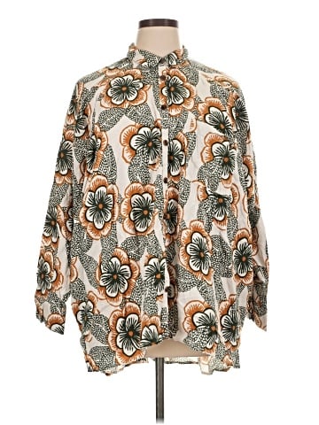 BDG Long Sleeve Blouse (view 1)