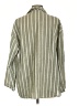 Unbranded Stripes Green 3/4 Sleeve Blouse Size L - photo 2