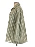 Unbranded Stripes Green 3/4 Sleeve Blouse Size L - photo 5