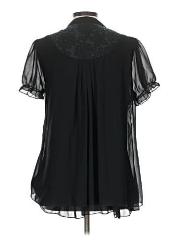 Allegra K Short Sleeve Blouse (view 2)