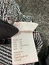 H&M Chevron-herringbone Gray Casual Skirt Size 12 - photo 4