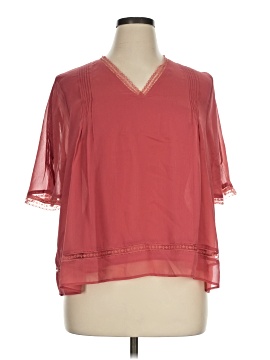 Adrianna Papell Short Sleeve Blouse