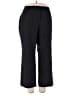 Lane Bryant Solid Black Dress Pants Size 10 - photo 1