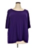 89th & Madison Purple Short Sleeve Top Size 3X - photo 1